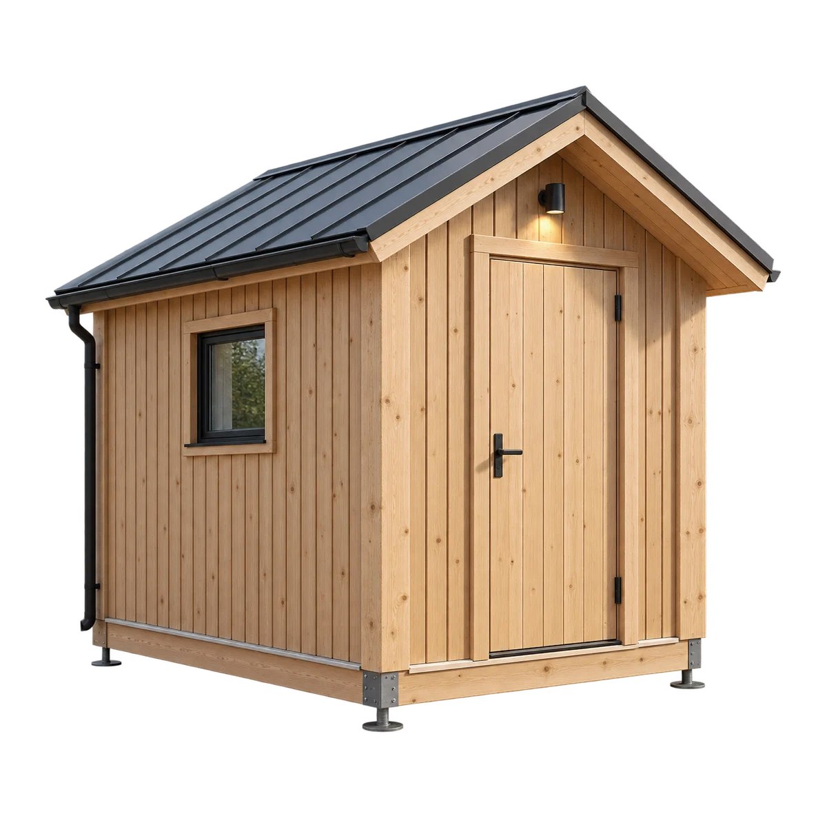 Illustrative render: Storage building